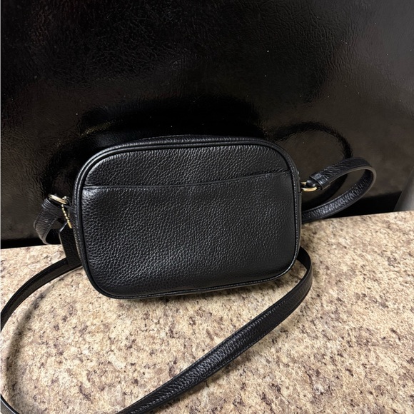 Coach Black Pebbled Leather Shoulder Bag - Picture 15 of 16